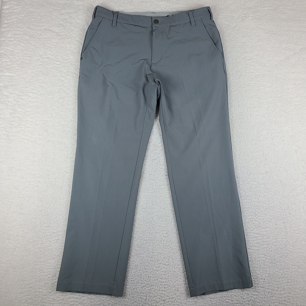 Adidas Pants Mens 34x30 Gray Straight Leg Ultimate 365 Performance Tech Golf